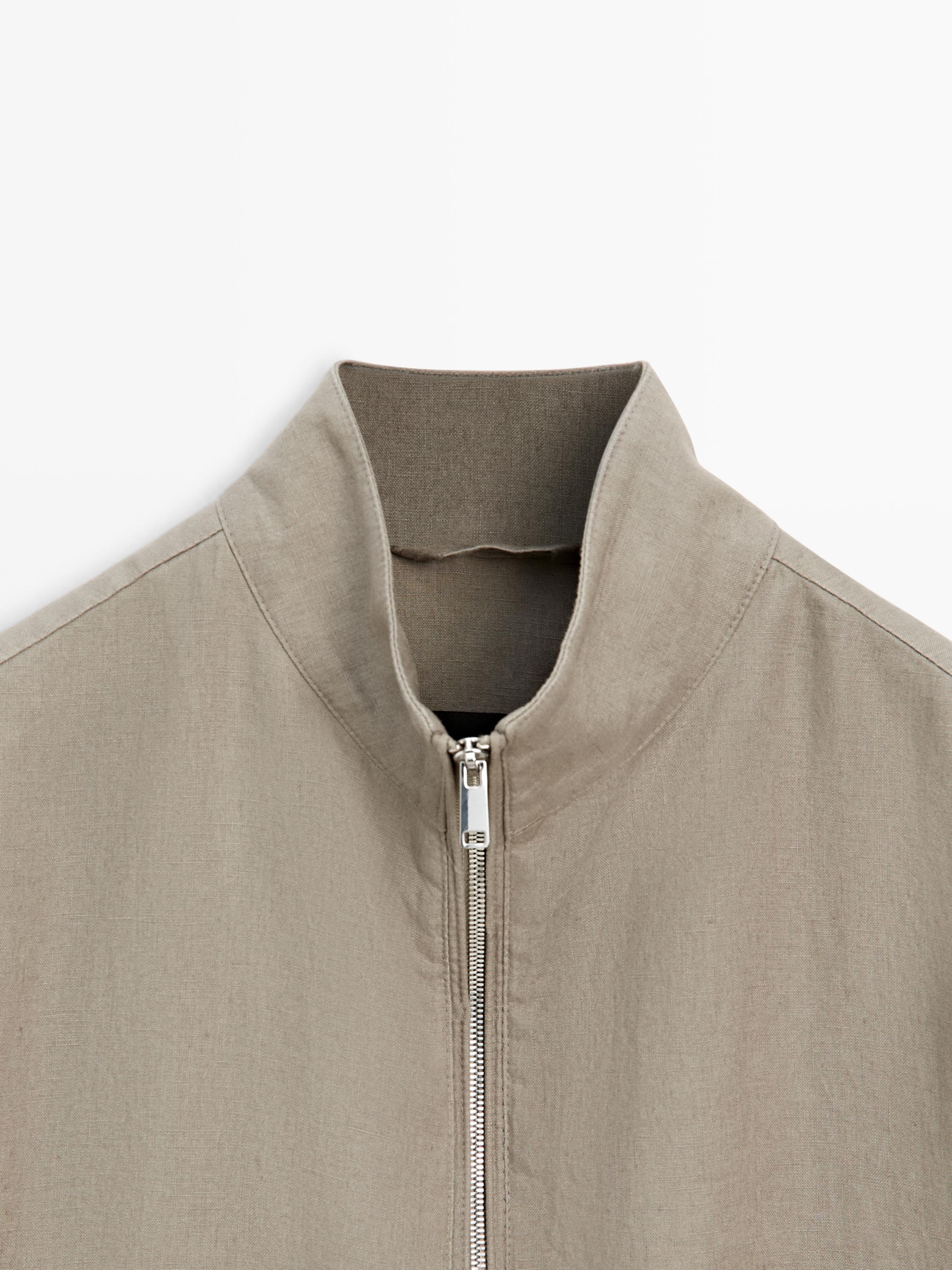 Veste bomber lin